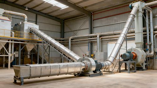 स्क्रू कन्वेयर का लीन कार्यान्वयन: फीड उत्पादन लाइन में दक्षता क्रांति और गुणवत्ता वृद्धि