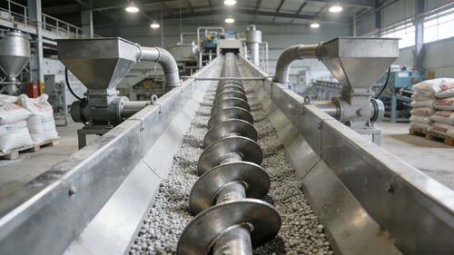 उर्वरक हैंडलिंग में स्टेनलेस स्टील स्क्रू कन्वेयर का अनुप्रयोग मामला