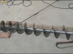 कन्वेयर के लिए स्टेनलेस स्टील के पेंच पेंच निरंतर उड़ान पेंच निर्माण पूर्ण भुगतान