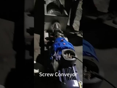 कस्टम लचीला ट्रॉफ पेंच कन्वेयर सर्पिल ग्रूव पेंच ऑगर कन्वेयर ट्रांसमिशन सिस्टम