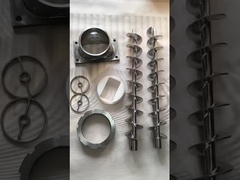 2025 OEM कस्टम छोटे मिनी लंबे स्टेनलेस मशीनिंग फीड पेंच स्टील ऑगर पेंच