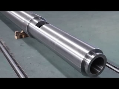 प्लास्टिक एक्सट्रूडर मशीन के लिए अनुकूलित द्विधातु एक्सट्रूज़न पेंच शंकु जुड़वां पेंच एक्सट्रूडर