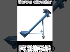 अनाज के लिए स्टेनलेस स्टील वर्टिकल और झुकावदार सर्पिल फीडर कन्वेयर