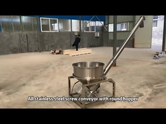 औद्योगिक ग्रेड हॉपर ट्यूब स्टेनलेस स्टील यू-आकार पेंच फीडर कन्वेयर