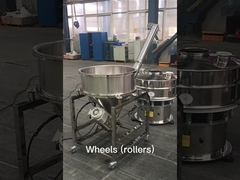 औद्योगिक सामग्री हैंडलिंग के लिए उच्च प्रदर्शन पेंच कन्वेयर डेमो