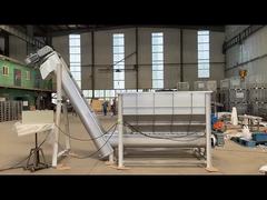 कस्टम हेलिकल शाफ्टलेस स्क्रू कन्वेयर मशीन स्पाइरल कन्वेयर स्क्रू फीडर के लिए पावर-Manufacturin