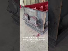 कस्टम मल्टी-शाफ्ट स्क्रू कन्वेयर ट्विन शाफ्ट मिक्सर - कंक्रीट के लिए भारी शुल्क वाला डुअल शाफ्ट पैडल मिक्सर