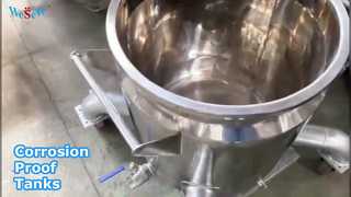 कस्टम रिएक्शन वेसल्स उच्च गुणवत्ता वाले 500L स्टोरेज टैंक SS304/SS316L स्टेनलेस स्टील स्टोरेज टैंक/C