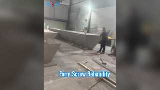 टिकाऊ फार्म एक्सट्रूडर स्क्रू लंबे समय तक चलने वाला