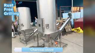 कस्टम 304 स्टेनलेस स्टील चारकोल ग्रिल संक्षारण-प्रतिरोधी, ऑक्सीकरण-प्रतिरोधी, उच्च तापमान