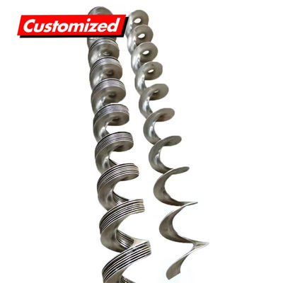 अच्छी कीमत फैक्टरी प्रत्यक्ष आपूर्ति कस्टम स्टेनलेस स्टील निरंतर बनाने सर्पिल ब्लेड ऑनलाइन
