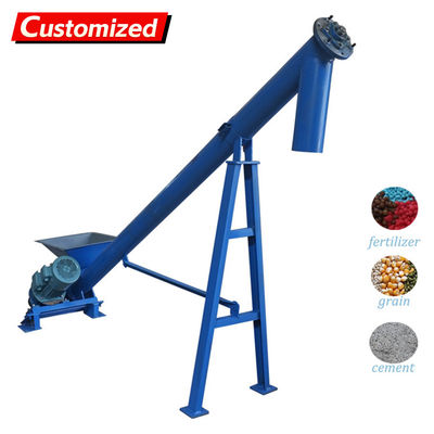 अच्छी कीमत custom Automatic Cement Powder Inclined Auger Screw Conveyor Feeder  Cement Screw Portable Conveyor for Truck Unloading ऑनलाइन