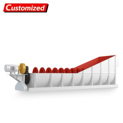 अच्छी कीमत custom Efficiency Silica Sand Washer Spiral Sand Washing Plant River Sand Screw Wash Machine auger screw Conveyor Customize ऑनलाइन