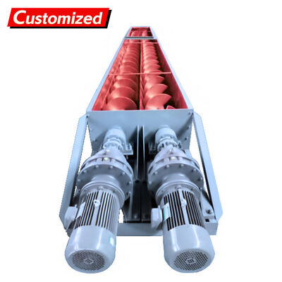 अच्छी कीमत OEM डबल-शाफ्ट स्क्रू कन्वेयर कार्बन स्टील/स्टेनलेस स्टील कंस्ट्रक्शन पहनने के प्रतिरोधी, संक्षारण प्रतिरोधी औद्योगिक ग्रेड पाउडर/ग्रेन्यूल कन्वेयरिंग फ्लाई एश,सीमेंट कण सामग्री हैंडलिंग उपकरण ऑनलाइन