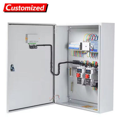 अच्छी कीमत 220V/380V बिजली वितरण कैबिनेट के लिए तीन चरण चार तार डिजाइन के साथ जलरोधक पंप नियंत्रण बॉक्स ऑनलाइन
