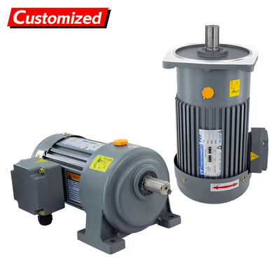 अच्छी कीमत CE Certified AC Geared Motor 100W~7.5KW Single-Phase/Three-Phase Adjustable Speed Gear Reducer Motor ऑनलाइन