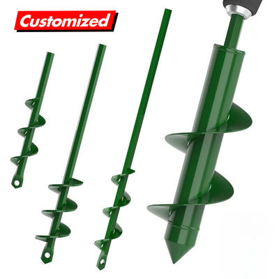 अच्छी कीमत अनुकूलित उच्च परिशुद्धता खाद्य ग्रेड ऑगर पेंच सर्पिल ड्रिल बिट गार्डन छेद खुदाई के लिए ऑनलाइन