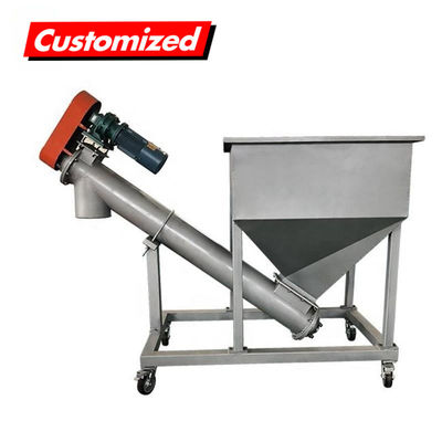 अच्छी कीमत बिजली संयंत्र और अनाज परिवहन के लिए अनुकूलन योग्य स्टेनलेस स्टील गर्मी प्रतिरोधी पेंच ऑगर फीडर ऑनलाइन