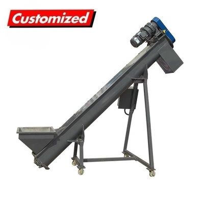 अच्छी कीमत अपशिष्ट पुनर्चक्रण लाइनों के लिए अनुकूलित गर्मी प्रतिरोधी आग प्रतिरोधी प्लास्टिक पेंच कन्वेयर ऑनलाइन