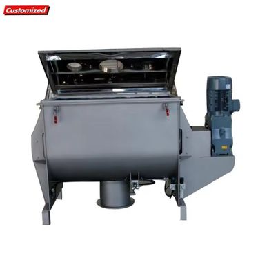 अच्छी कीमत उच्च क्षमता अनुकूलन योग्य रिबन मिक्सर पाउडर मिश्रण के लिए आसान संचालित करने के लिए ऑनलाइन