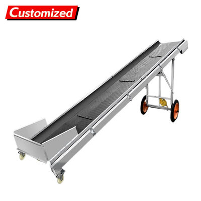अच्छी कीमत oem Mobile Folding Industrial Inclined Belt Conveyor for Loading and Unloading Goods Belt Inclined Conveyor Factory, Farms, Energy & Mining, Food & Beverage Shops ऑनलाइन