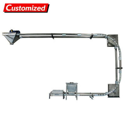 अच्छी कीमत Custom Stainless Steel Tube Chain Conveyor for Stable Transport of Steel Drag Chain Conveyors Explosion-proof and airtight design (Suitable for Powdered Sugar) ऑनलाइन