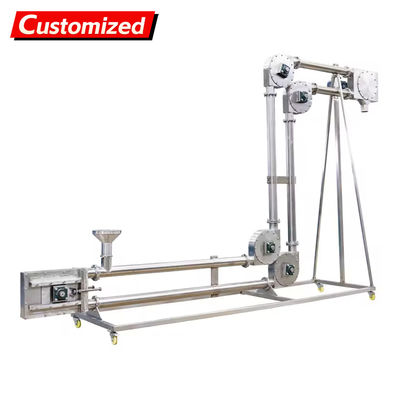 अच्छी कीमत पूरी तरह से संलग्न पाइपलाइन चेन कन्वेयर धूल मुक्त पाउडर परिवहन प्राप्त करता है औद्योगिक ग्रेड पाउडर शून्य रिसाव पर्यावरण उपकरण OEM समर्थन करता है ऑनलाइन