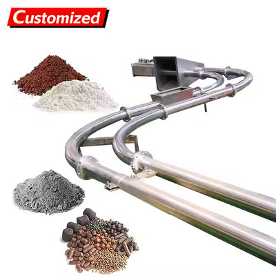 अच्छी कीमत कस्टम निर्मित पूरी तरह से बंद पाइपलाइन चेन कन्वेयर औद्योगिक ट्यूबलर कन्वेयर, सीमेंट, आटा और राख संयंत्र निर्माताओं के लिए उपयुक्त है। ऑनलाइन