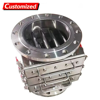 अच्छी कीमत कस्टम 	मजबूत चुंबकीय आयरन रिमूवल बॉक्स सेमीऑटोमैटिक दराज आयरन रिमूवर बड़े पाउडर कणों के लिए मैकेनिकल मैग्नेटिक ग्रिड पाइप फिल्टर मैग्नेटिक सेपरेटर moq 1pcs ऑनलाइन