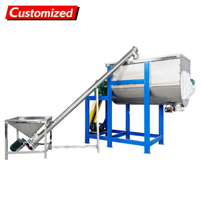 अच्छी कीमत Custom Screw Conveyor U-Shaped Twin-Screw Mixer with Rotating Blades for Food, Chemical, Pharmaceutical, and Construction Materials Industries ऑनलाइन