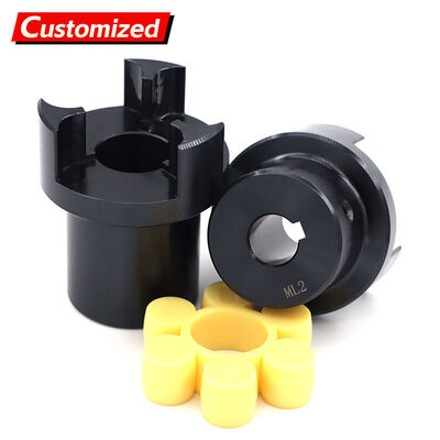 अच्छी कीमत ओईएम अनुकूलित पांच-बिंदु डिजाइन लचीला स्टील आयताकार स्लाइन शाफ्ट कपलिंग कीवे टेपर्ड संरचना और 2000n-m रेटेड टॉर्क के साथ ऑनलाइन