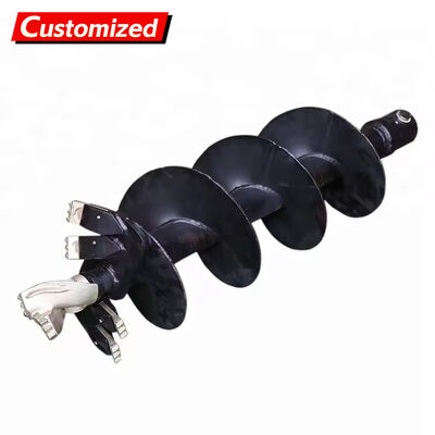 अच्छी कीमत कठोर और जमे हुए मिट्टी में ट्रैक्टर-माउंटेड ड्रिलिंग के लिए लचीले डिजाइन के साथ जंग प्रतिरोधी उच्च तन्यता शक्ति वाले पृथ्वी ऑगर ऑनलाइन