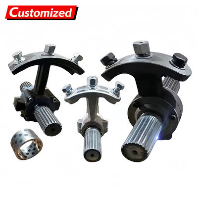 अच्छी कीमत पाउडर धातु विज्ञान असर खोल के साथ 320 मिमी पेंच कन्वेयर के लिए कस्टम ब्लैक एल्यूमीनियम मध्यवर्ती असर ऑनलाइन